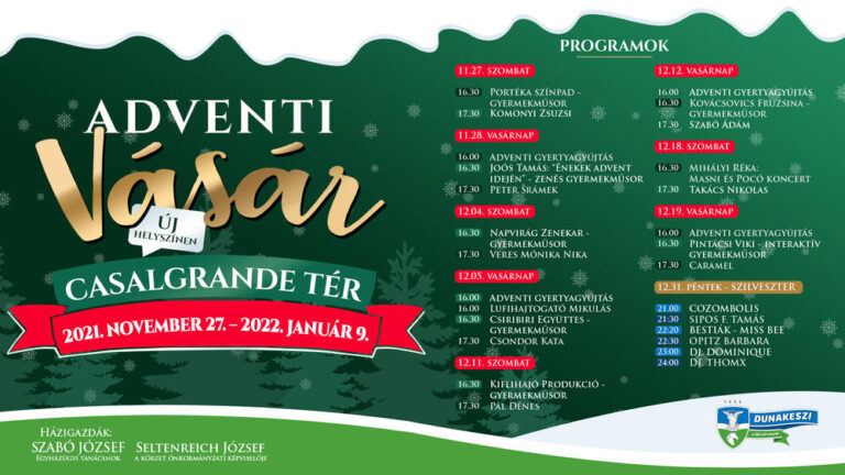 Adventi forgatag Dunakeszin