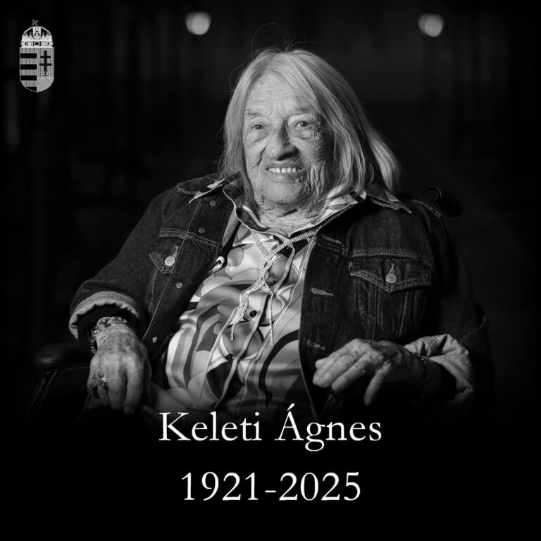 Elhunyt Keleti Ágnes