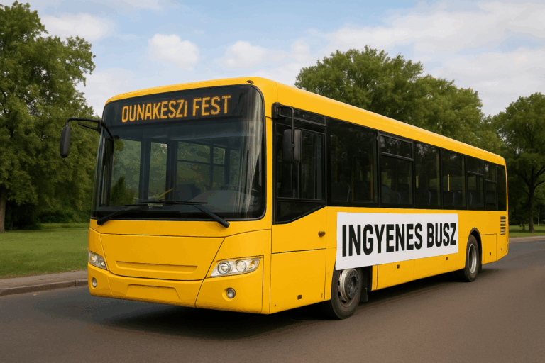 Ingyen busz a Dunakeszi Fesztre