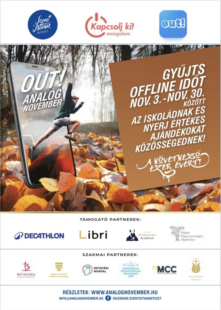 Figyelem Diákok! – Iskolátok is nevezhet az „Analóg November” kihívásra!